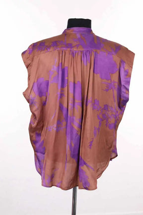 Blouse Vanessa Bruno Marron en Viscose