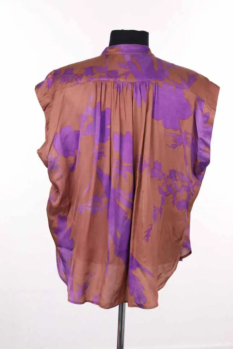 Blouse Vanessa Bruno Marron en Viscose