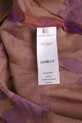 Blouse Vanessa Bruno Marron en Viscose