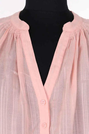 Blouse Vanessa Bruno Rose en Lin