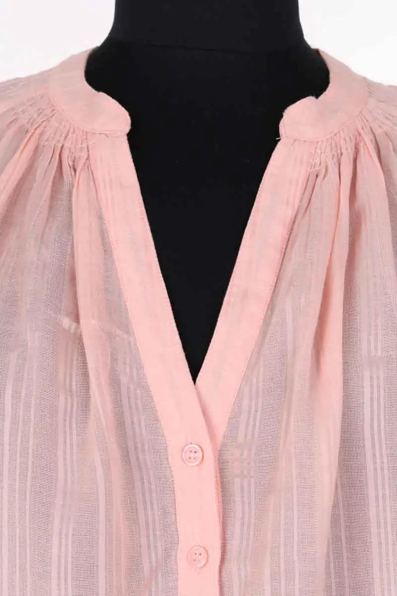 Blouse Vanessa Bruno Rose en Lin