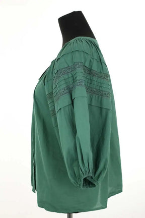 Blouse Vanessa Bruno Vert en Coton
