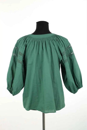 Blouse Vanessa Bruno Vert en Coton