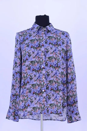 Blouse Vince Bleu en Soie