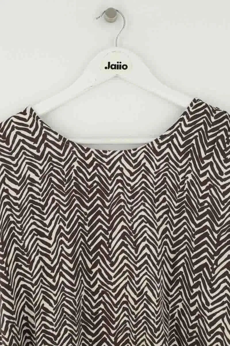 Blouse Vintage Marron en Viscose