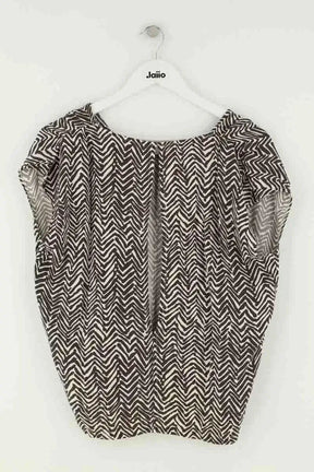 Blouse Vintage Marron en Viscose