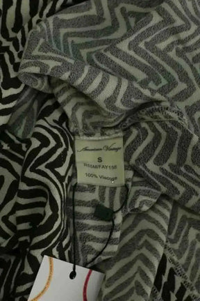 Blouse Vintage Marron en Viscose