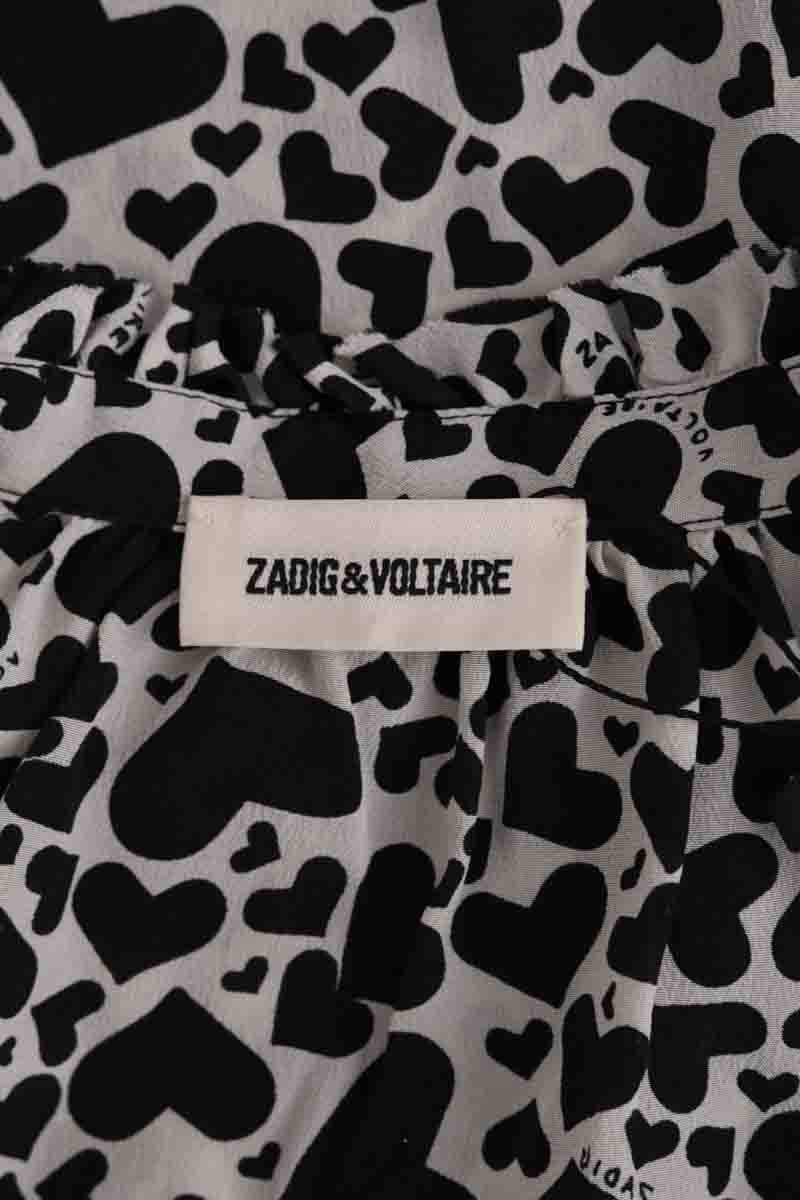 Blouse Zadig & Voltaire Blanc en Soie