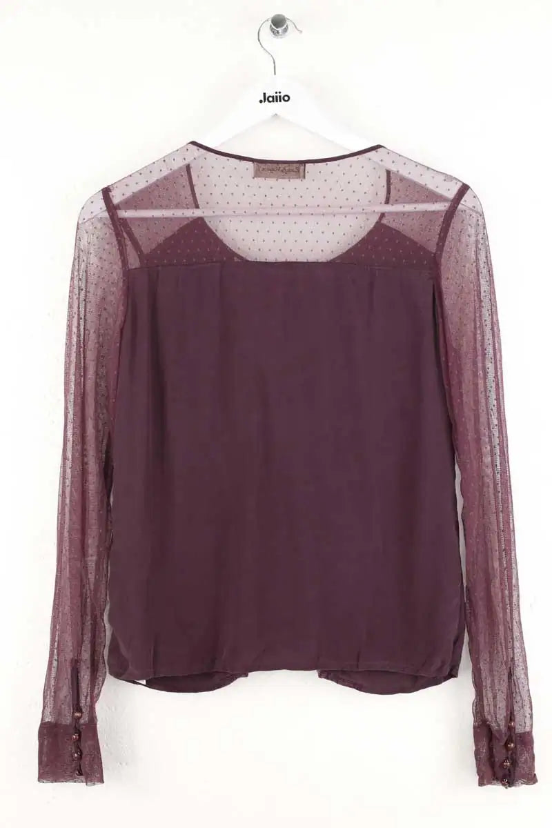Blouse Zadig & Voltaire Bordeaux en Soie