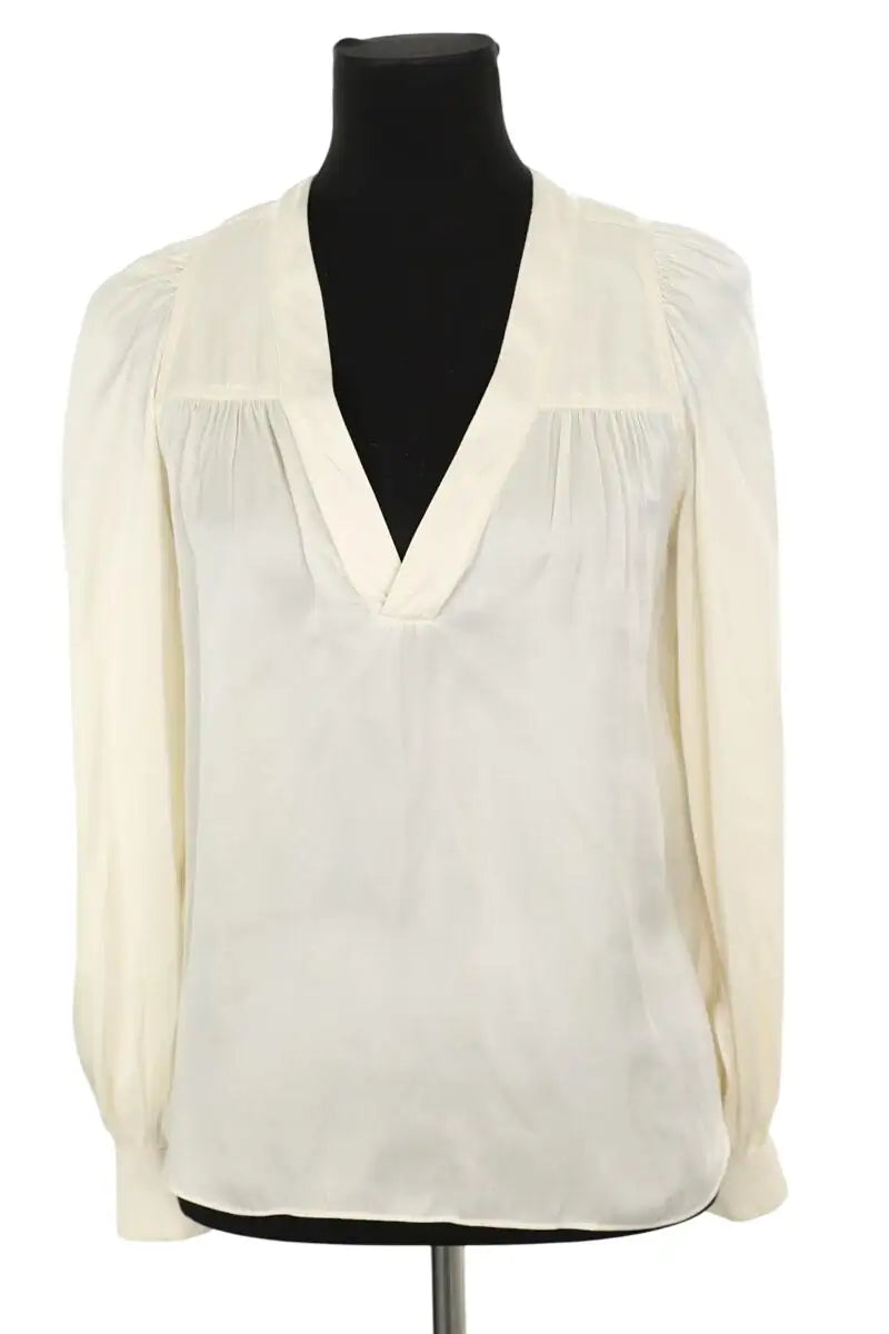 Blouse Zadig & Voltaire Ecru en Synthétique, taille XS - Seconde Main