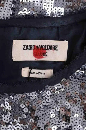 Blouse Zadig & Voltaire Gris en Paillettes