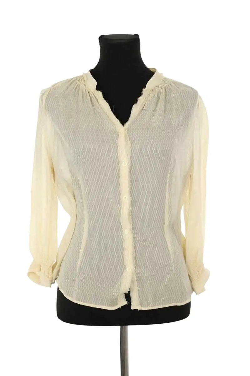 Blouse Zadig & Voltaire Jaune en Soie, taille M - Seconde Main
