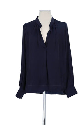 Blouse Zadig & Voltaire Marine en Polyester, taille M - Seconde Main