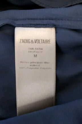 Blouse Zadig & Voltaire Marine en Polyester