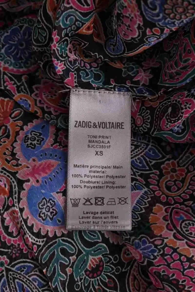 Blouse Zadig & Voltaire Multicolore en Synthétique