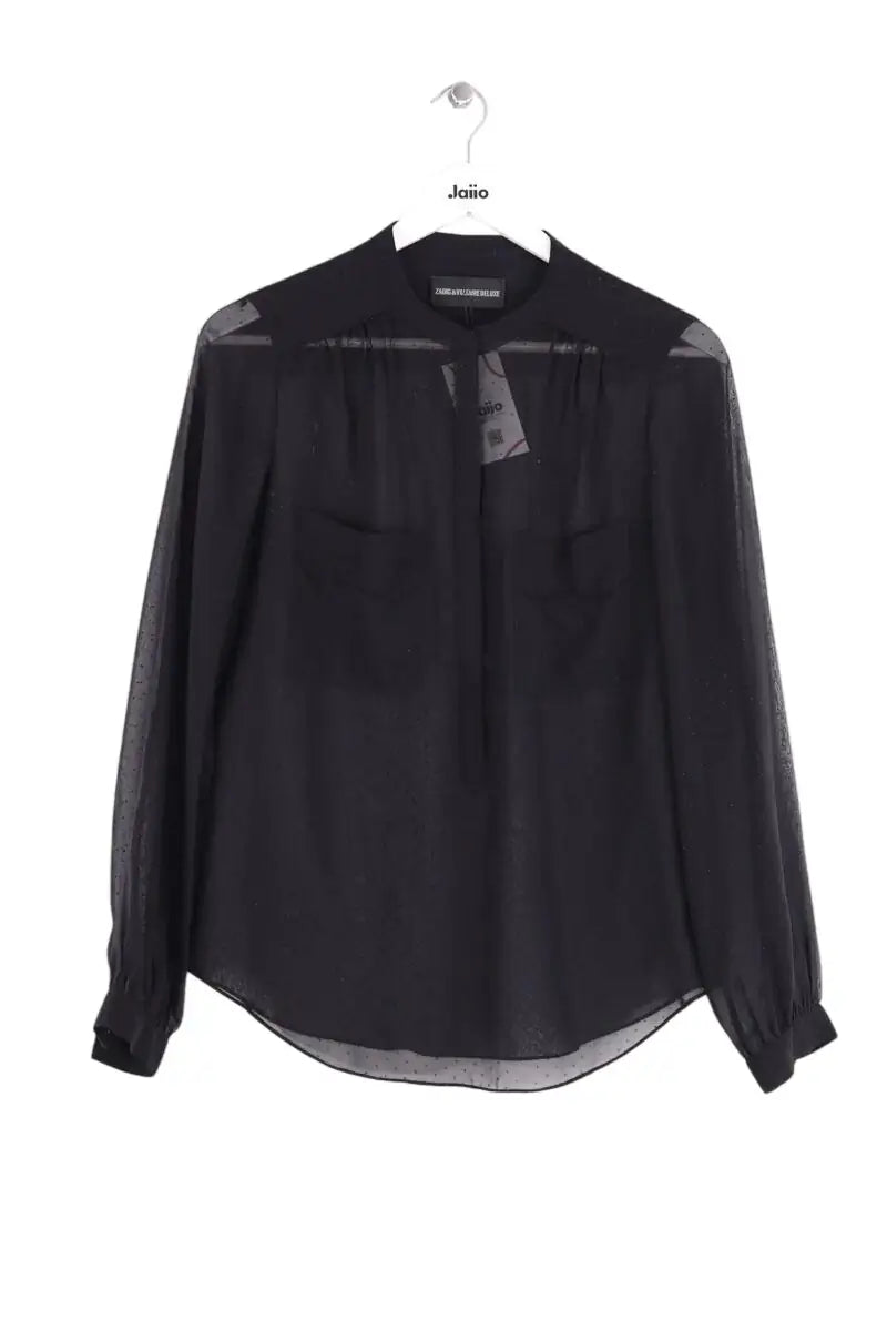 Blouse Zadig & Voltaire Noir en Synthétique, taille S - Seconde Main