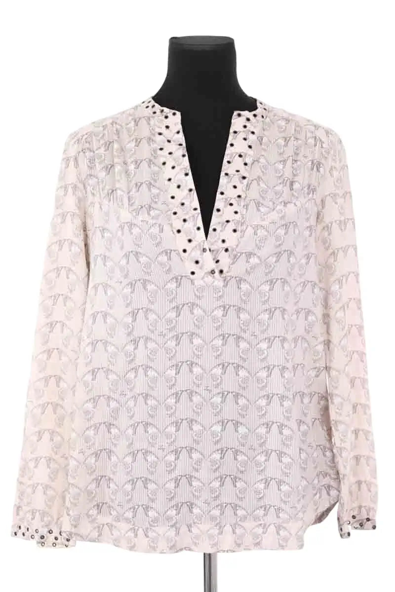 Blouse Zadig & Voltaire Rose en Coton, taille M - Seconde Main