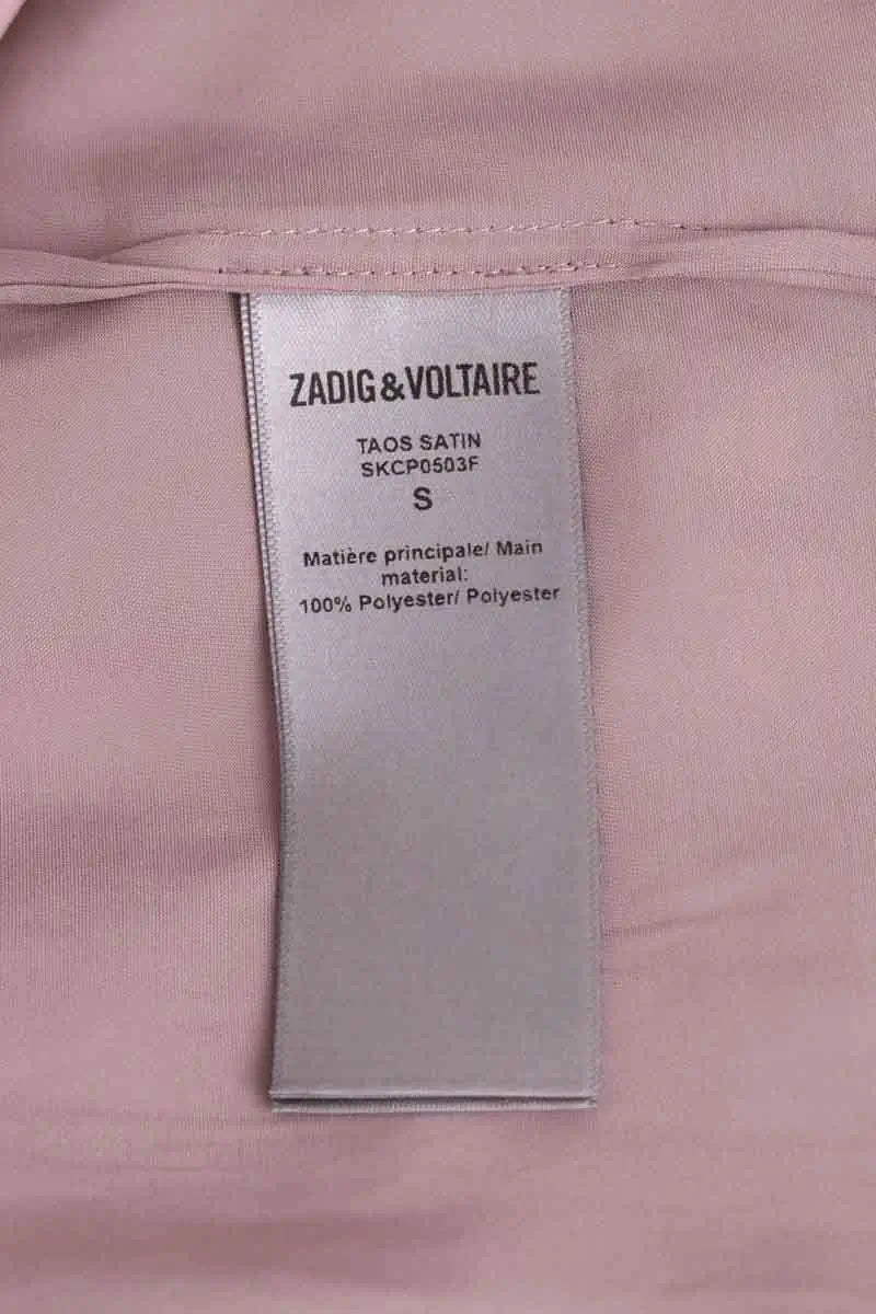 Blouse Zadig & Voltaire Rose en Synthétique