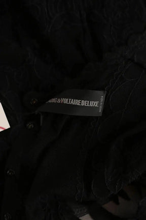 Blouse Zadig & Voltaire Tam Noir en Synthétique