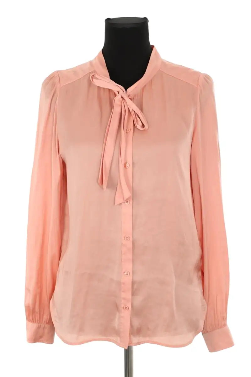 Blouse Zadig & Voltaire Taos satin Rose en Polyester, taille S - Seconde Main
