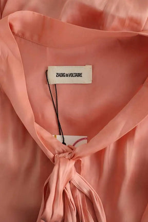 Blouse Zadig & Voltaire Taos satin Rose en Polyester