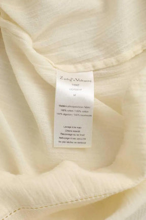 Blouse Zadig & Voltaire Twist Ecru en Coton