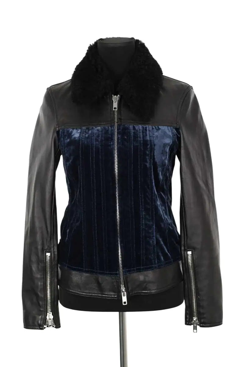 Blouson 3.1 Phillip Lim Noir en Cuir, taille M - Seconde Main