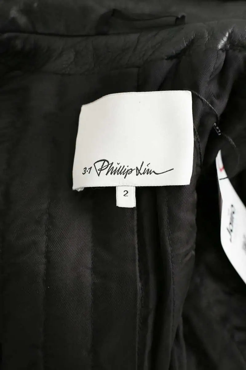 Blouson 3.1 Phillip Lim Noir en Cuir
