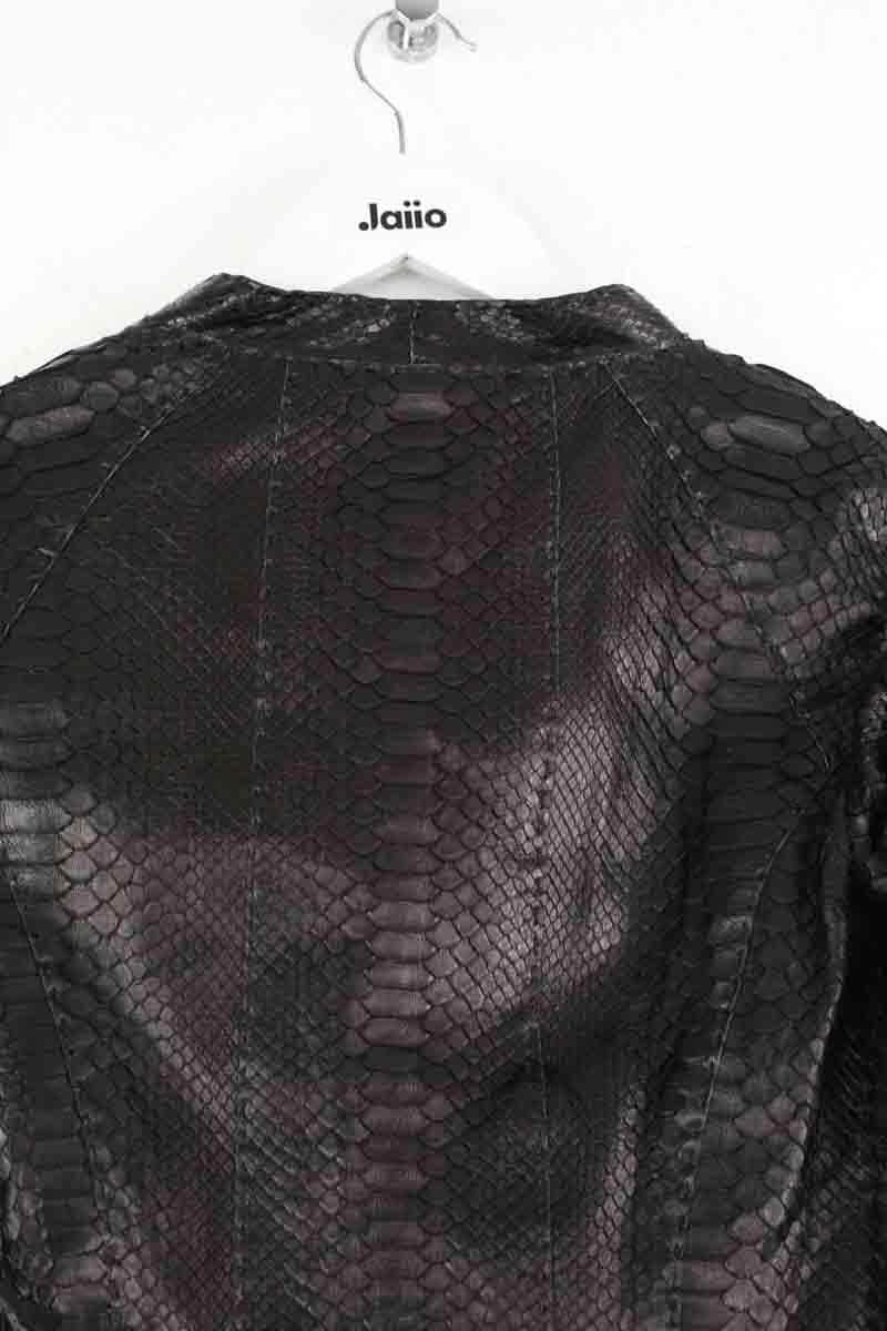 Blouson Adamo Noir en Cuirs exotiques