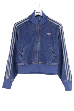Blouson Adidas Bleu en Coton, taille S - Seconde Main