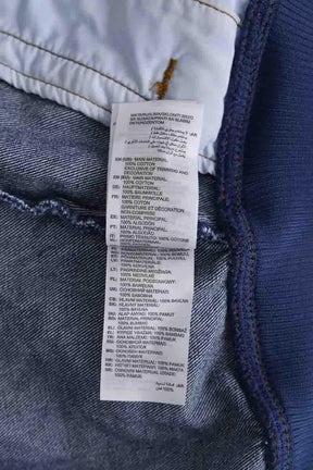 Blouson Adidas Bleu en Coton
