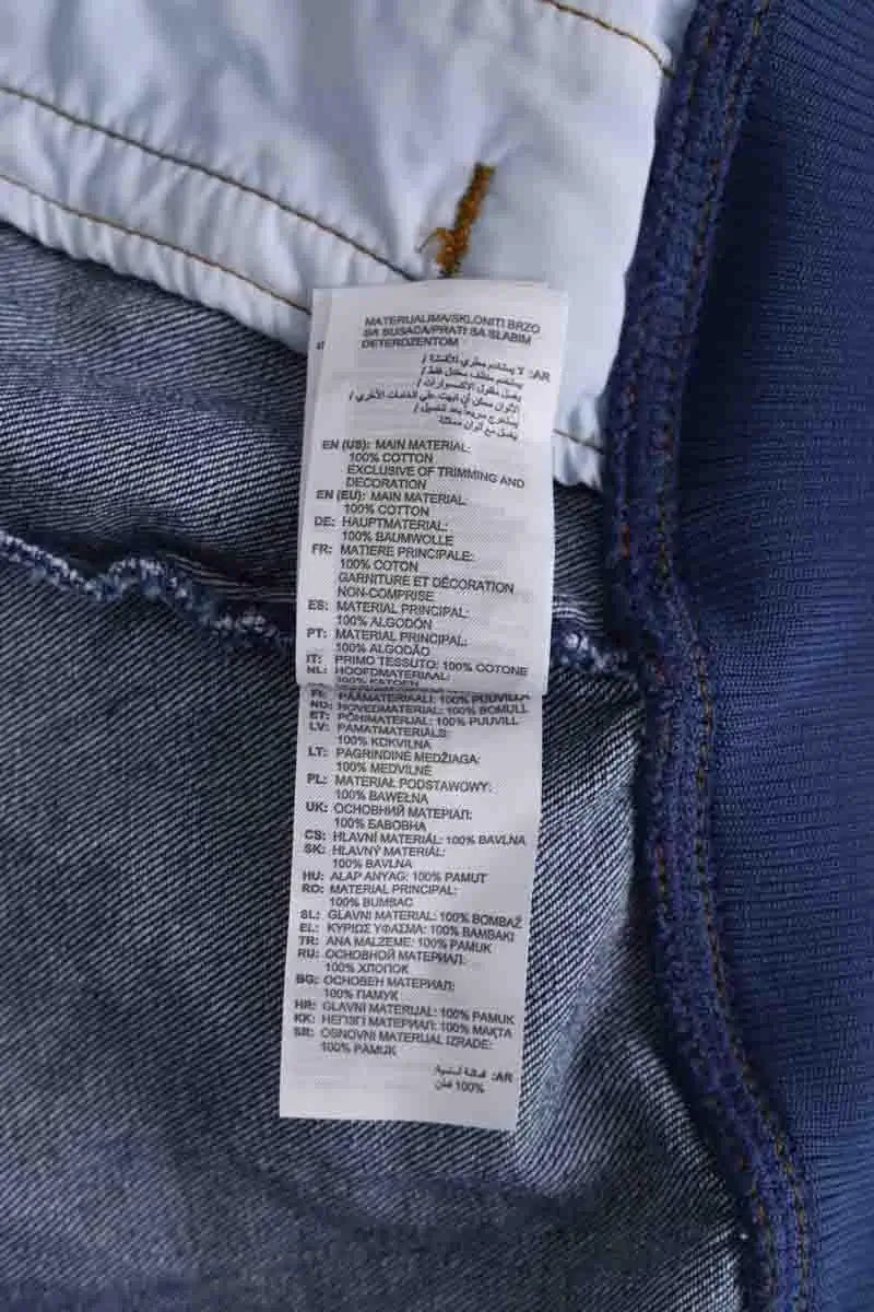 Blouson Adidas Bleu en Coton