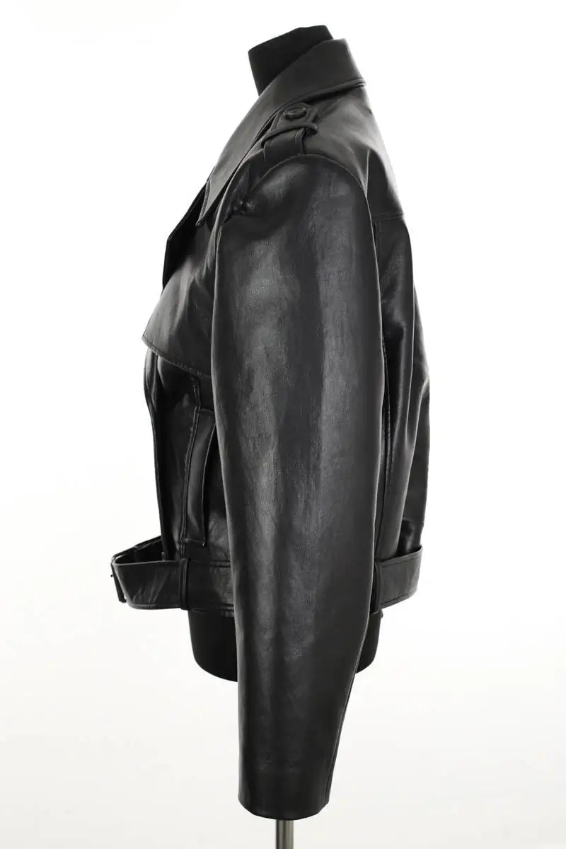 Blouson Anine Bing Greer Noir en Cuir