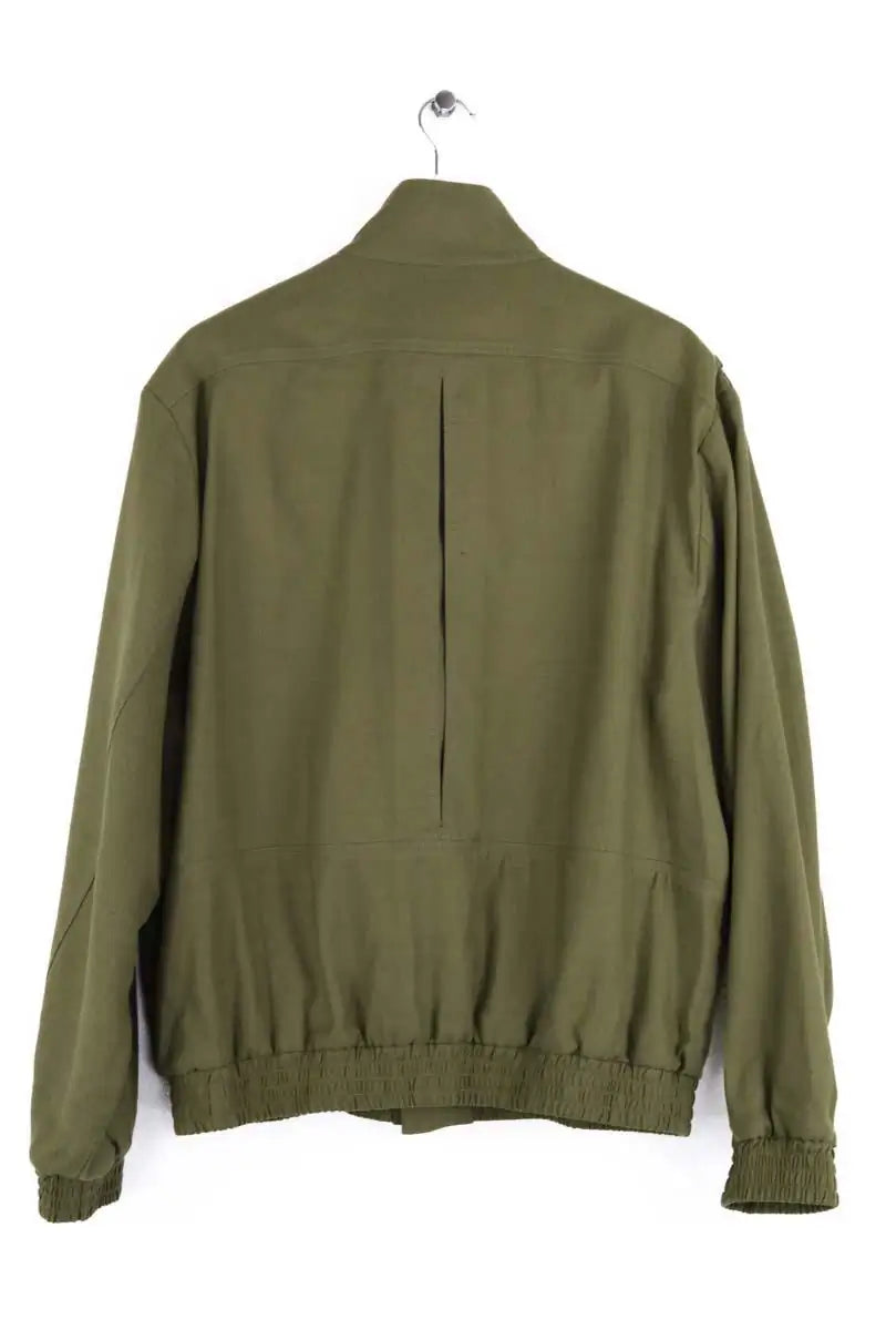 Blouson Balmain Kaki en Coton