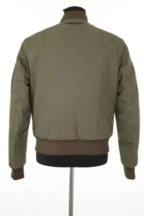 Blouson Bombers Kaki en Polyester