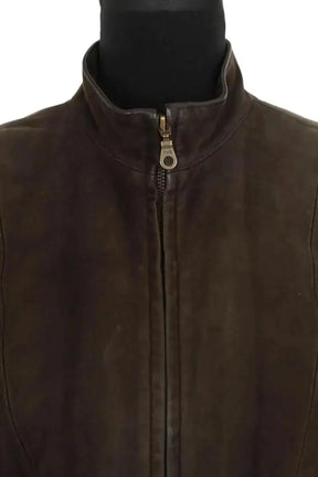 Blouson Burberry Marron en Cuir