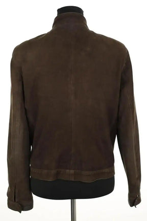 Blouson Burberry Marron en Cuir