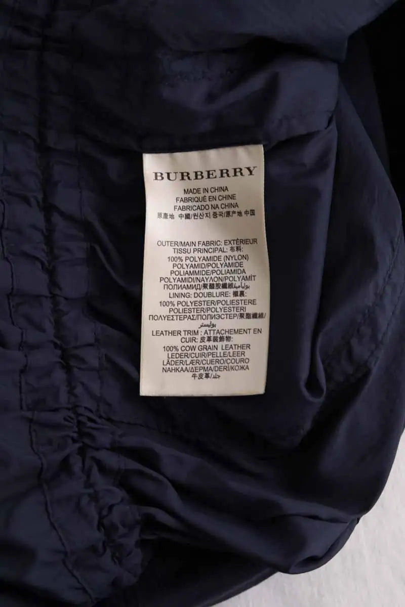 Blouson Burberry Marron en Synthétique