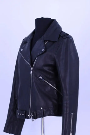 Blouson Claudie Pierlot Noir en Cuir