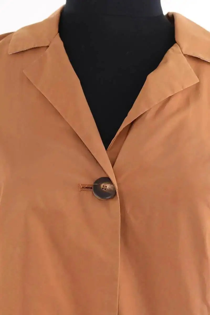 Blouson Des Petits Hauts Camel en Synthétique