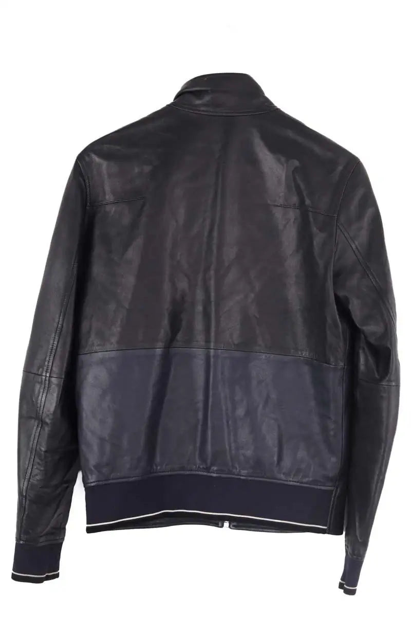 Blouson Dior Bleu en Cuir