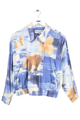 Blouson Dior Bleu en Synthétique, taille M - Seconde Main