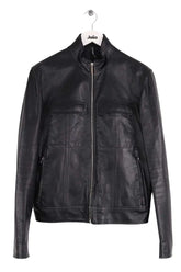Blouson Dior Noir en Cuir, taille M - Seconde Main