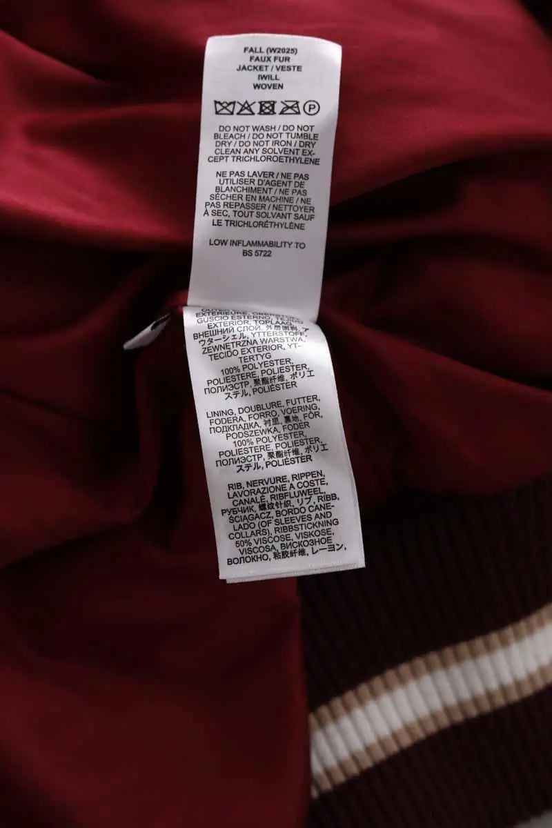 Blouson Essentiel Antwerp Bordeaux en Synthétique