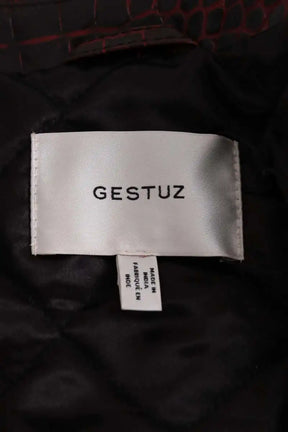 Blouson Gestuz Bordeaux en Cuir