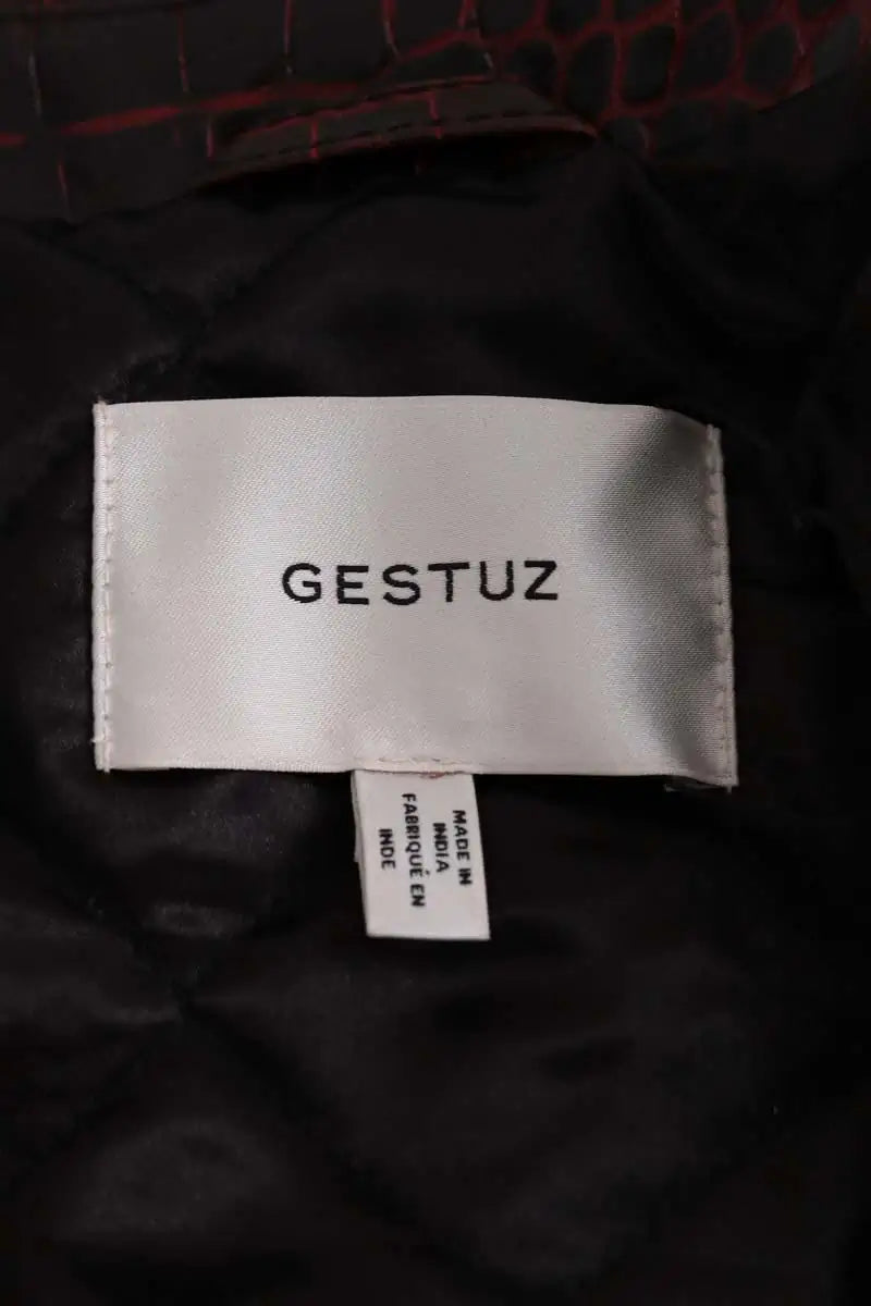 Blouson Gestuz Bordeaux en Cuir