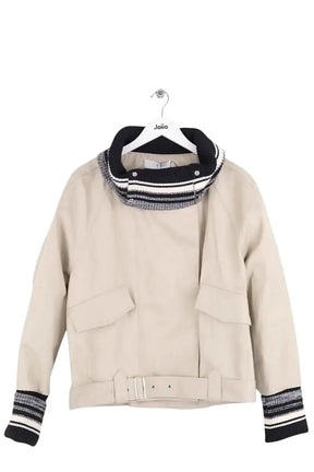 Blouson Iro Beige en Coton, taille S - Seconde Main