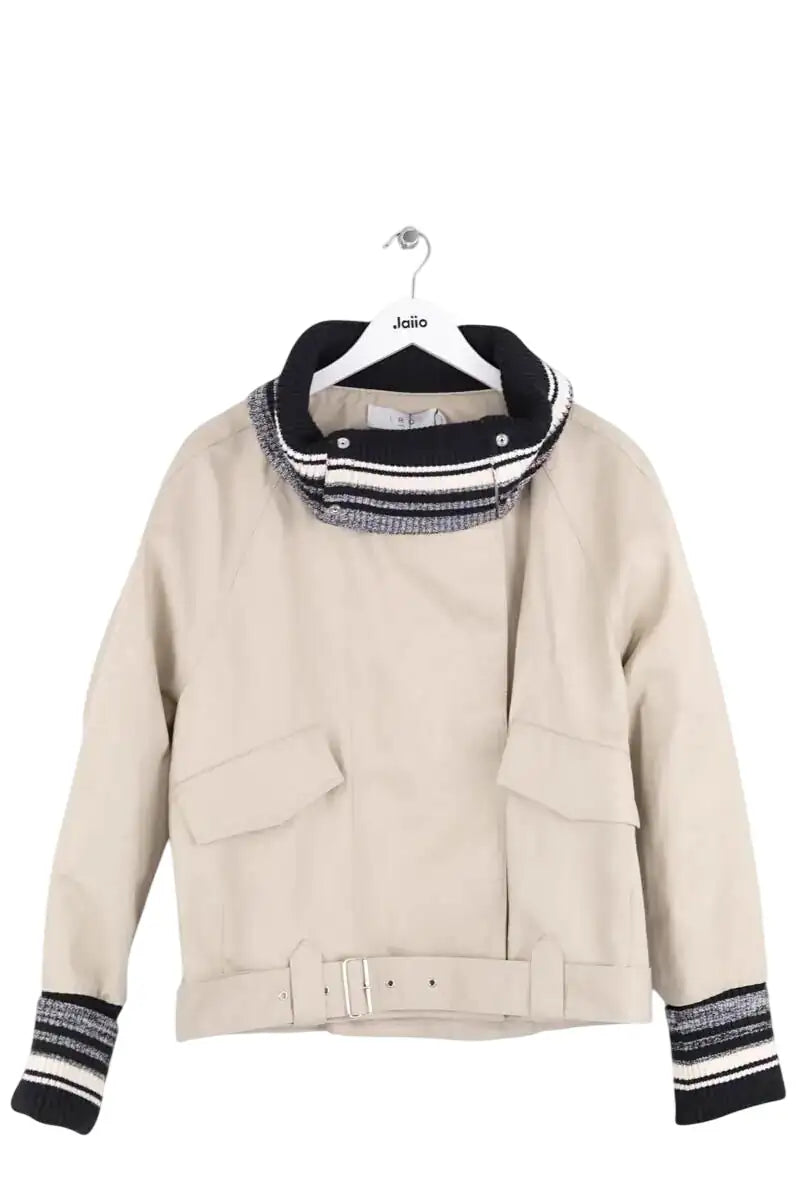 Blouson Iro Beige en Coton, taille S - Seconde Main