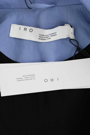 Blouson Iro Bleu en Cuir