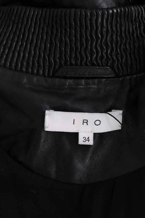 Blouson Iro Shanay Noir en Cuir